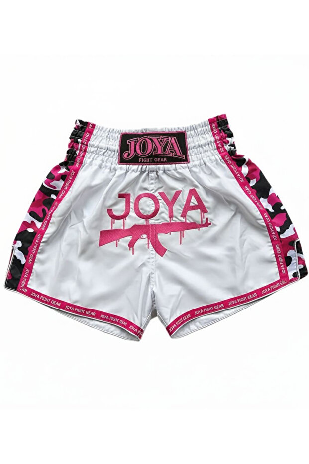 Kick Boks Muay Thai Şortu Pembe - 1