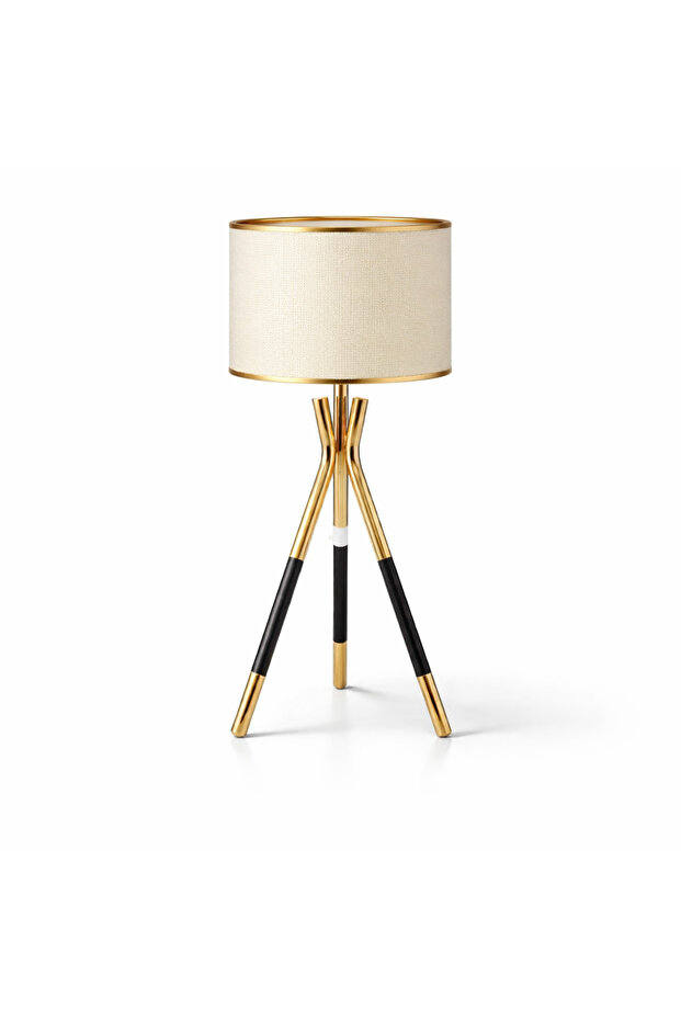 Royal Tripod Gold Krem Abajur - 2