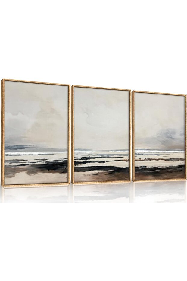 Elegant Abstract Painting Framed Canvas Wall Art Decor 30x40cm