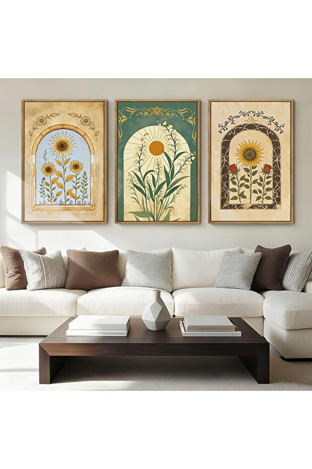Elegant Abstract Painting Framed Canvas Wall Art Decor 30x40cm