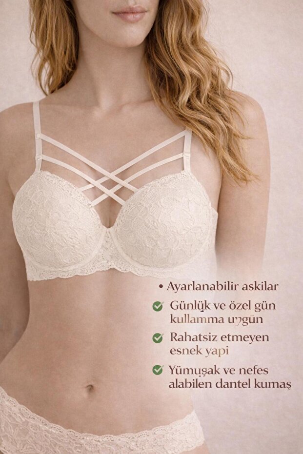 Sütye Çapraz Askılı Desteksiz - 3
