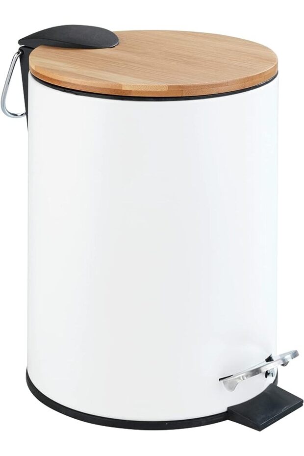 Pedal Bin Tortona 3L EasyCl., White Matt