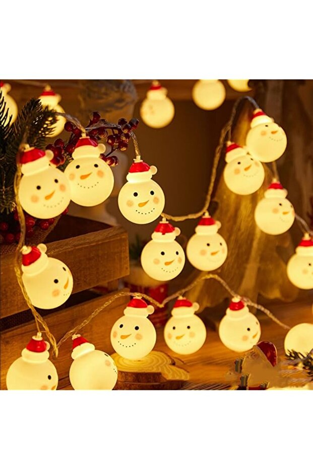 10ft 20 LEDs Waterproof Battery Operated LED Christmas String Lights for Xmas Tree Indoor O