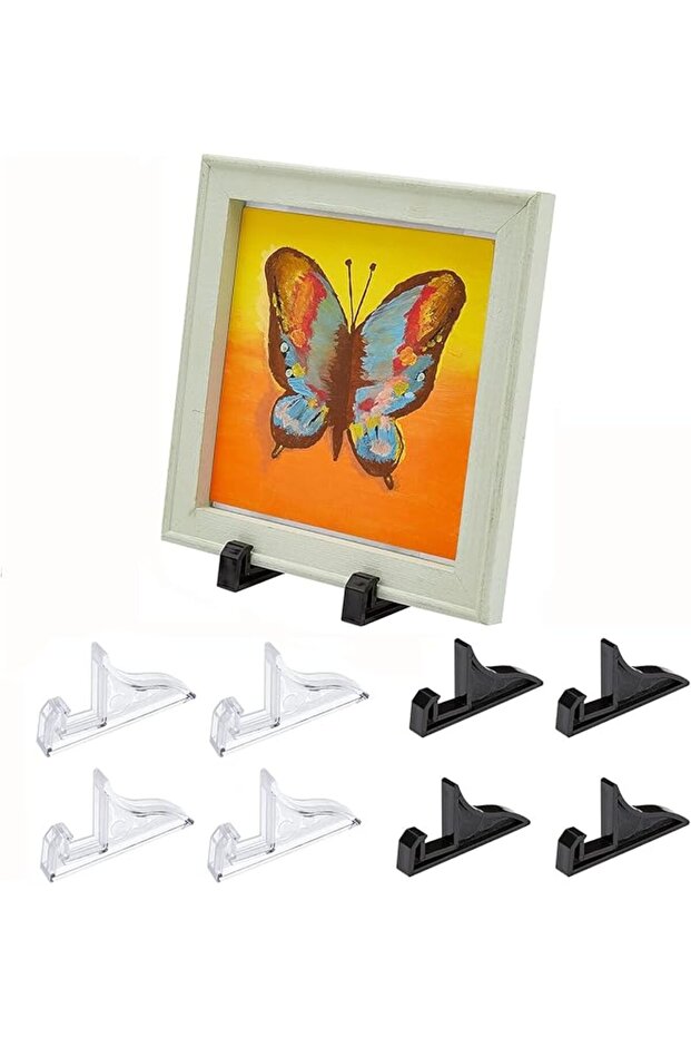 8 Pcs Acrylic Easel Stands
