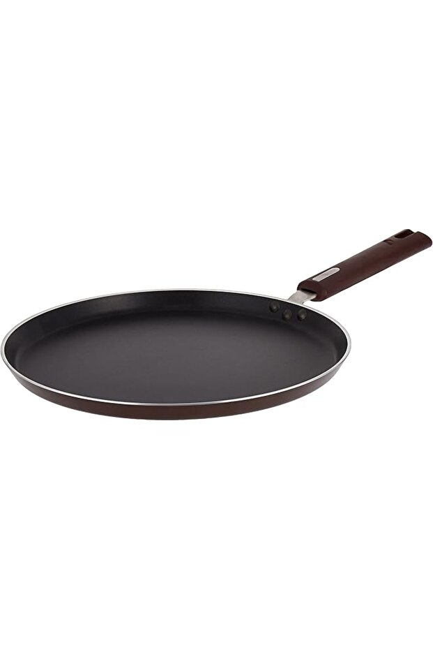 Aluminium Flat Griddle/Pan, 29cm, Maroon