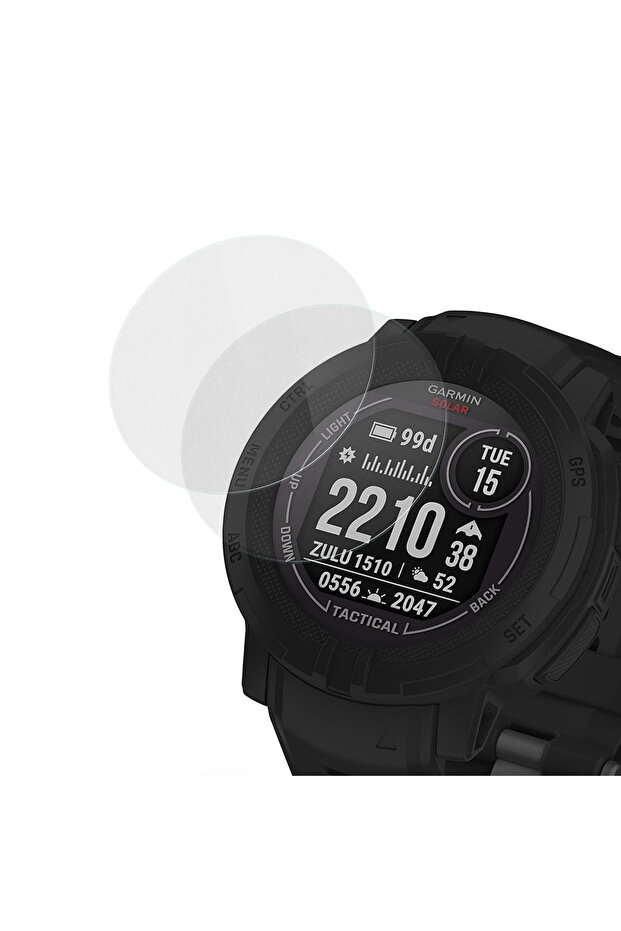 واقي شاشة من الزجاج المقوى لجهاز Garmin Instinct 2 9H، قطعتان
