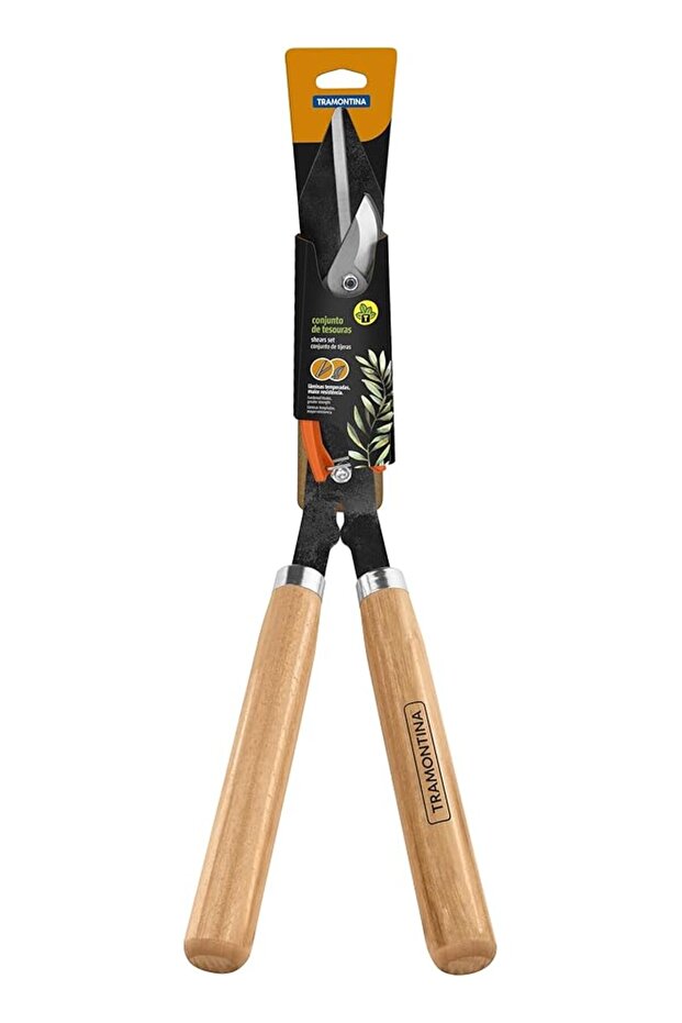 2-Pieces Set of Pruning Scissors and Hedge Shears