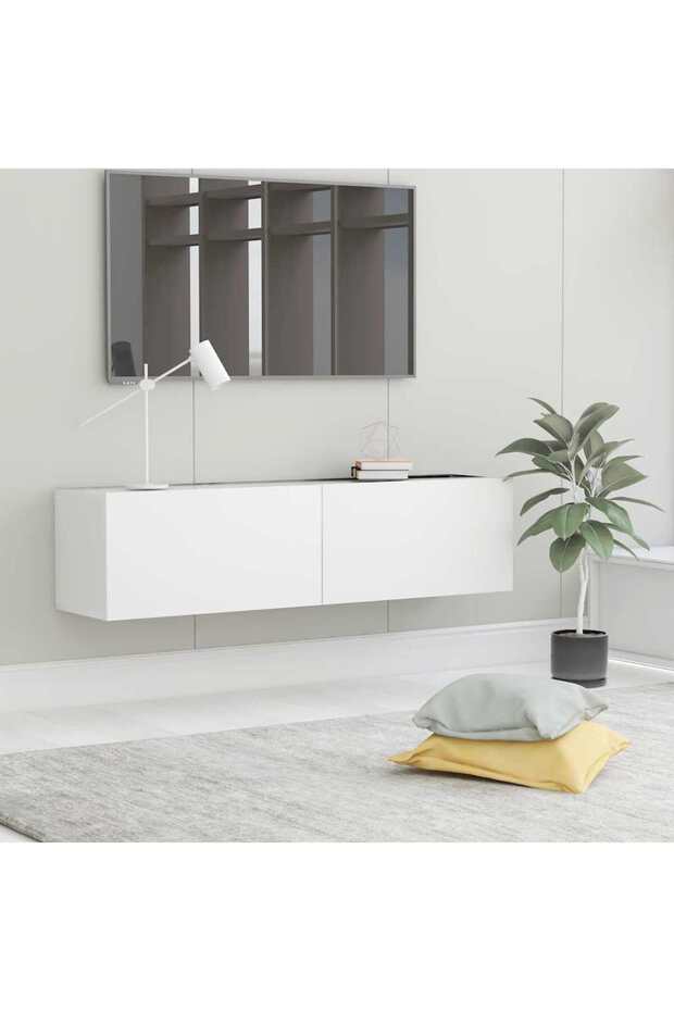 TV Cabinet White 120x30x30 cm Engineered Wood