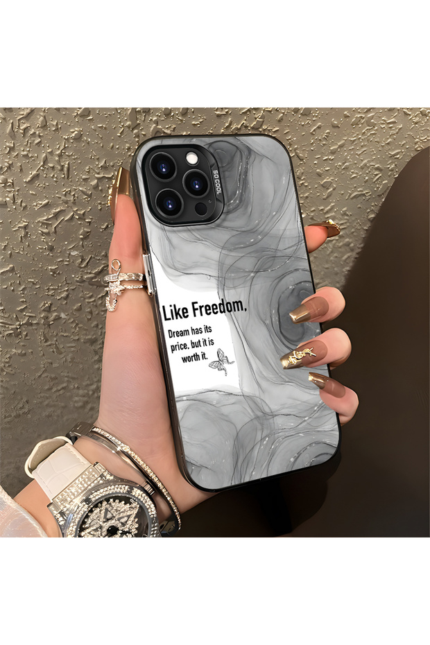 حافظة واقية من السيليكون المتوافقة مع هاتف iPhone 15 Pro ذات نمط إبداعي من الأكريليك - 5