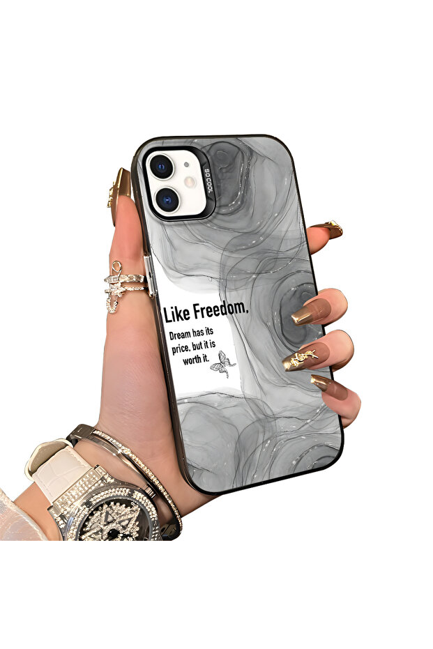 حافظة واقية من السيليكون المتوافقة مع هاتف iPhone 12 ذات نمط إبداعي من الأكريليك - 1