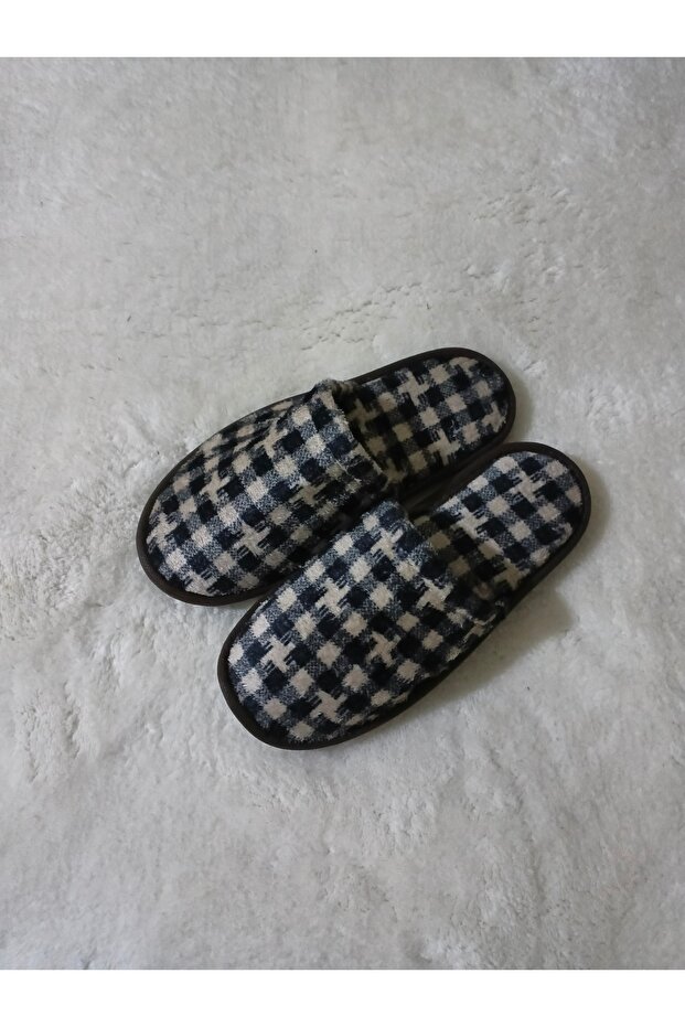 Desenli Ev Terliği - 1