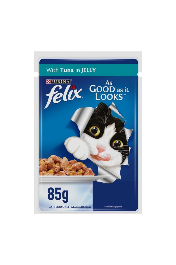Purina Wet Cat Food As Good As It Looks Tuna In Jelly 85 g