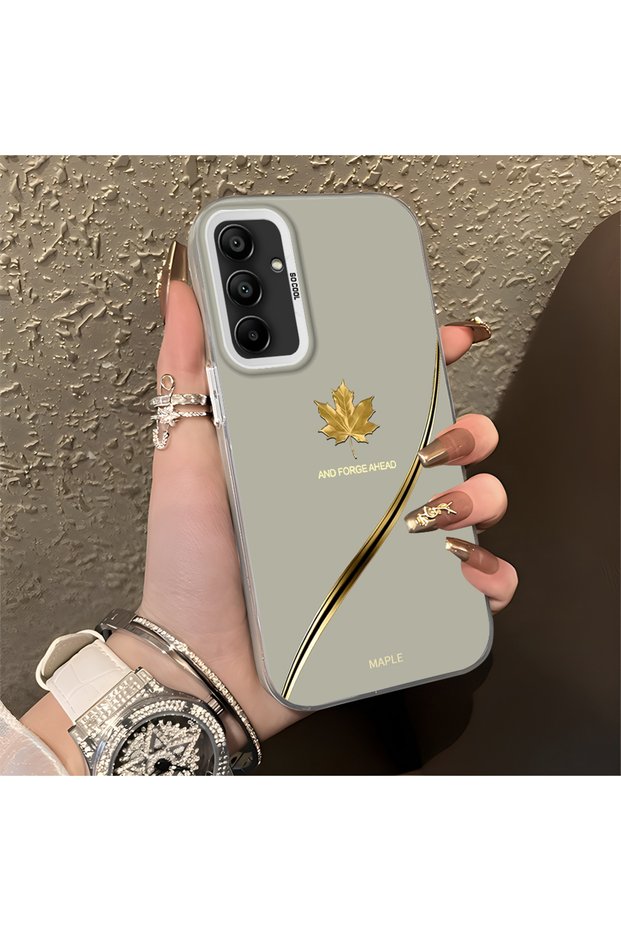 Samsung Galaxy A15 Compatible Case Hard Shell Anti Fall Phone Case Apple Pattern