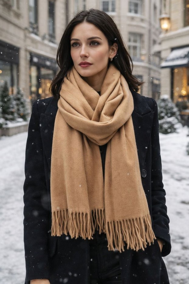 Lagranzé Women's Signature Cashmere t Shawl