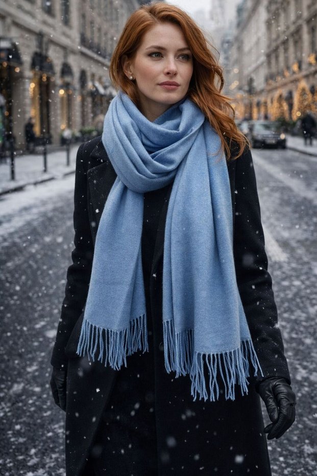 Lagranzé Women's Signature Cashmere t Shawl