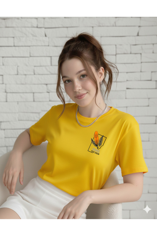 Venus Printed Women's Cotton Crew Neck Tshirt
