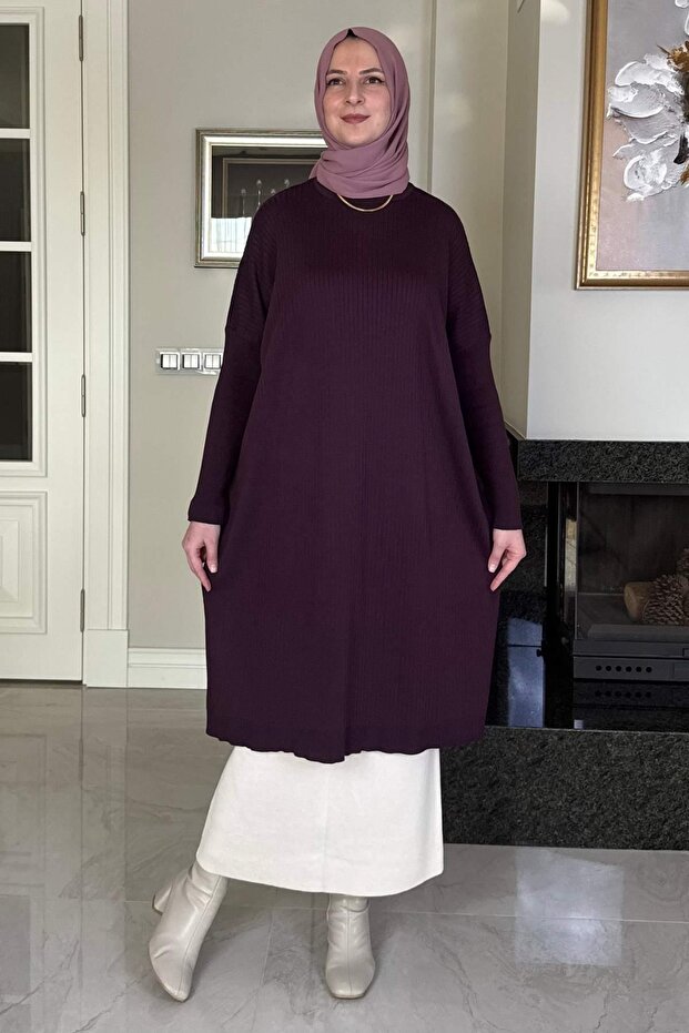 Dora Triko Tunik Mürdüm - 8