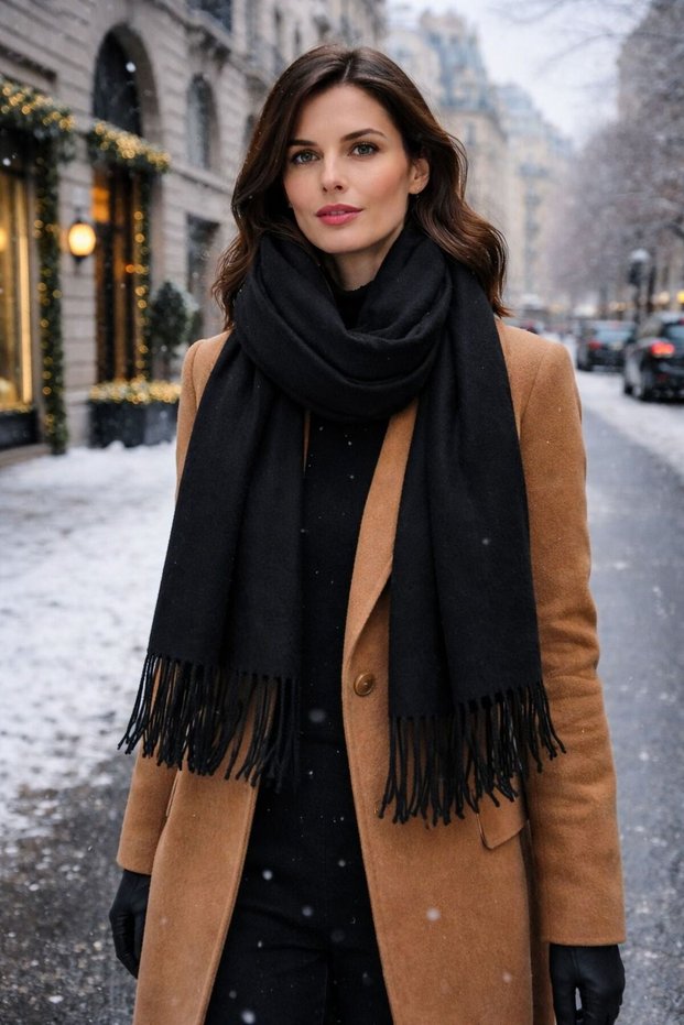 Lagranzé Women's Signature Cashmere t Shawl