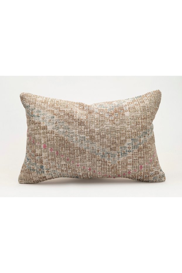 Vintage Pillow Cushion Cover Made from Handmade Old Kilim, 40X60 Cm, Wool