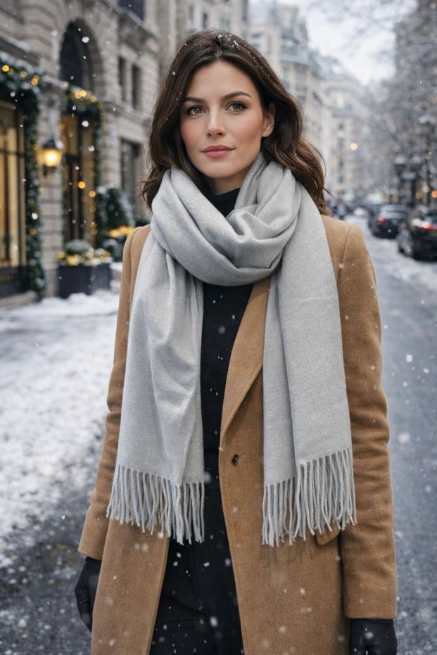 Lagranzé Women's Signature Cashmere t Shawl