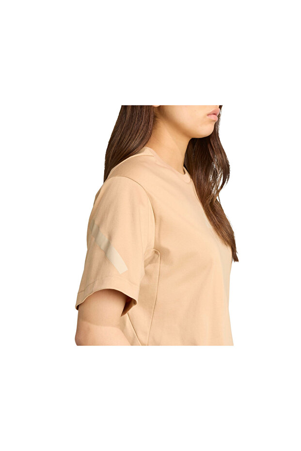 دبليو زد إن إي. تي شيرت نسائي كاجوال باللون الكاكي - 5