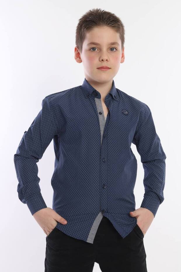 PATTERNED KIDS SHIRT - 1