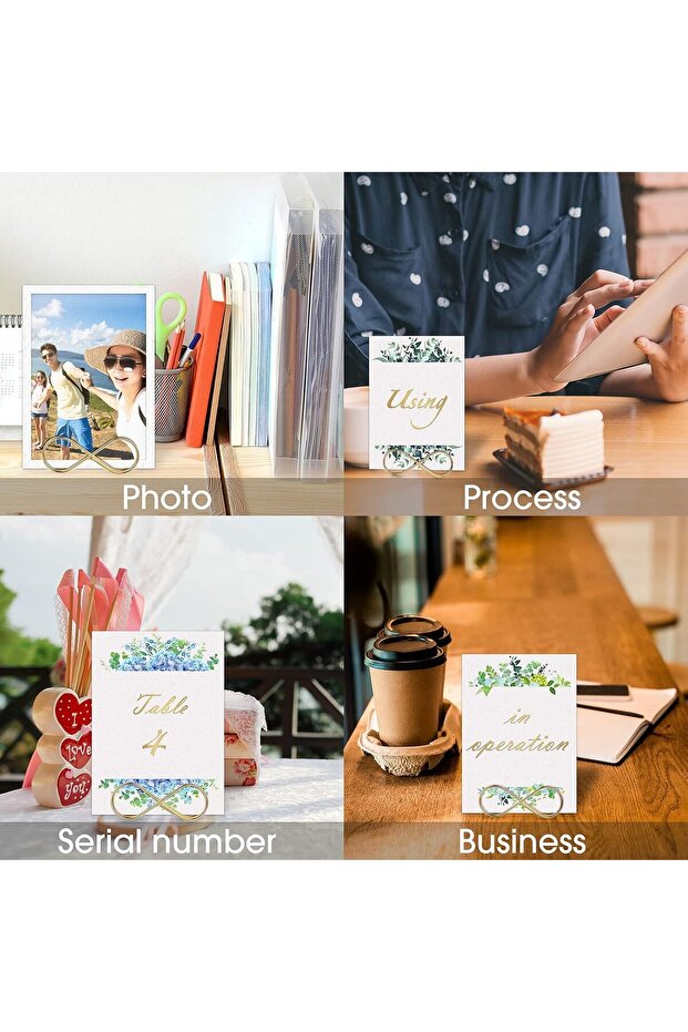 حوامل أرقام الطاولات على شكل قوس - 4