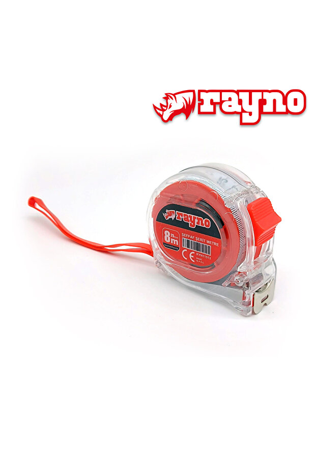 Transparent Tape Measure 8m X 25mm - 11513