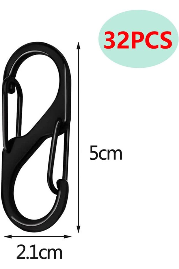 S-Shaped Spring Clip Hooks - 2
