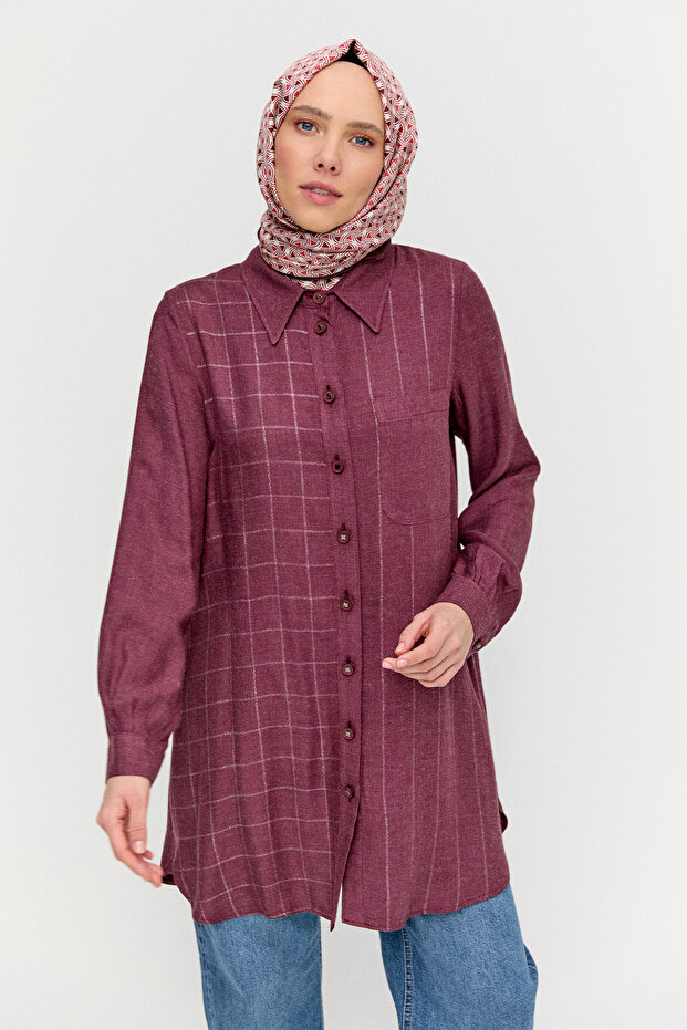 Simli Çizgili Tunik - 3