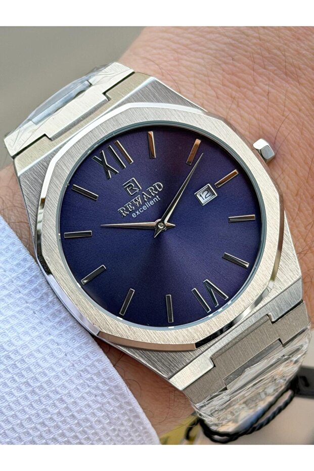 Steel Strap 5 Atm Water Resistant Calendar Dial 2 Years Warranty Men's Wristwatch Ft.Gl.M03.2