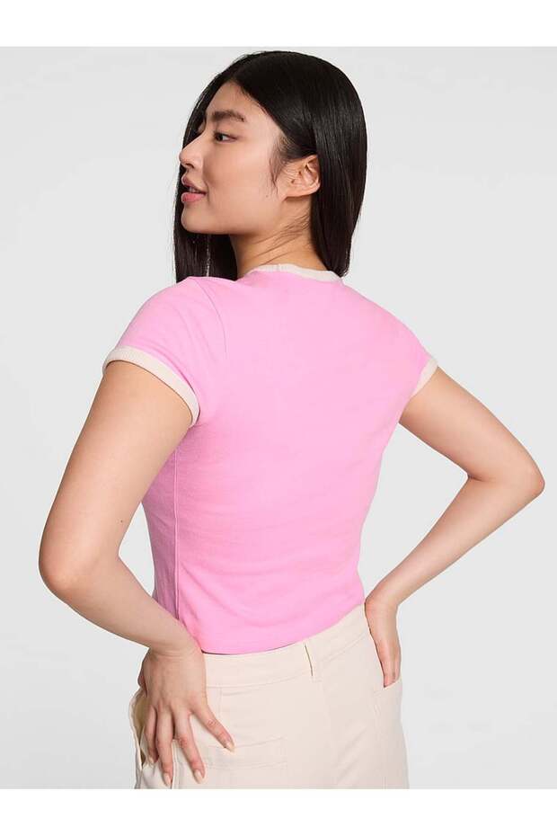 Retro Pamuklu Tişört - 2