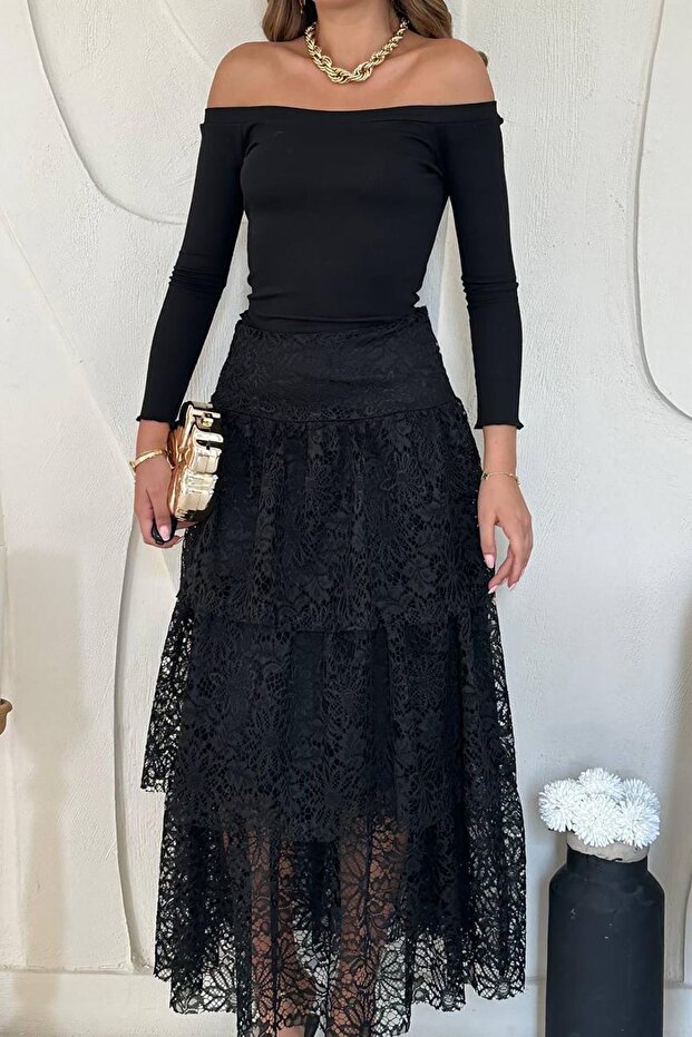 Dantelli Kat Kat Etek - 4