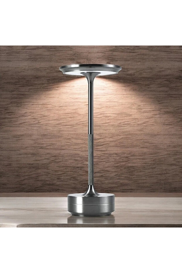 Şarjlı Masa Lambası Silver - 2