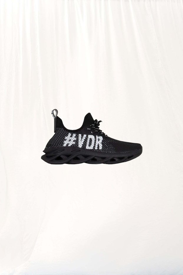 Vdr Black Sports Shoes Bora7
