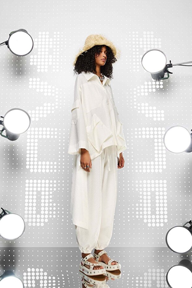 Ekru Sandalet Rocker - 5