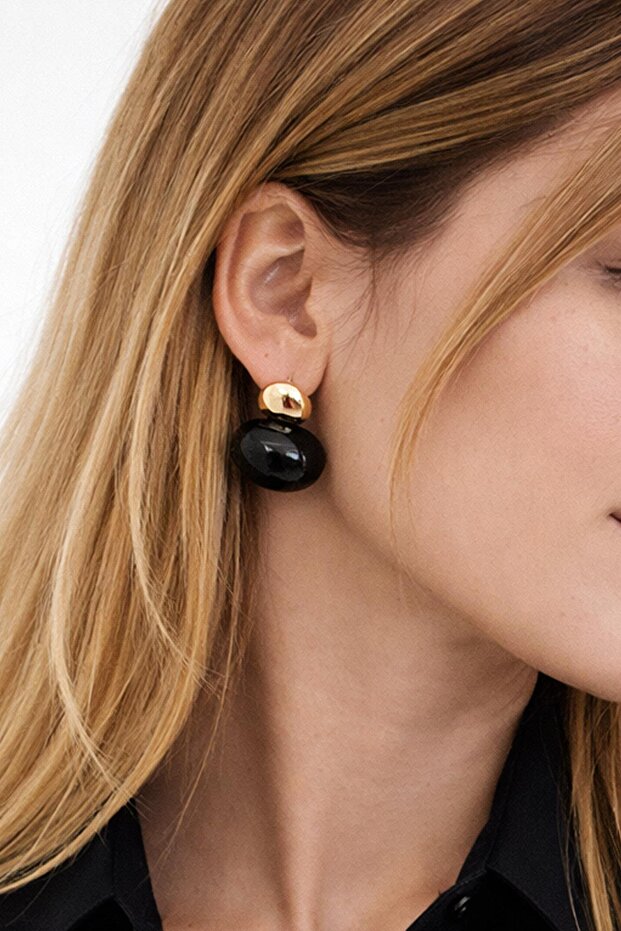 Akrilik Top Küpe - 2