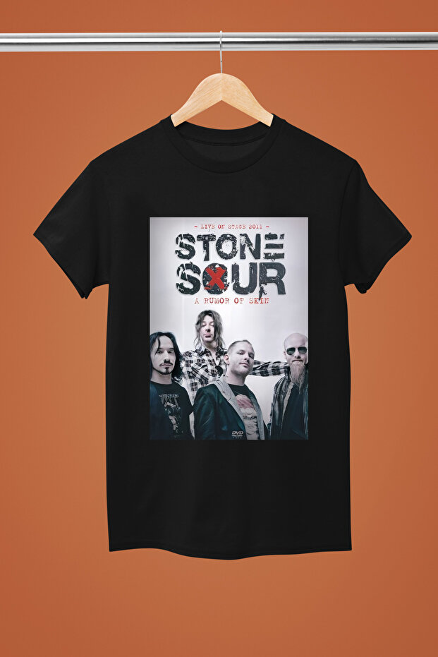 Stone Sour the Rock Band Printed Cotton Short Sleeve Regular Fit Rock T-Shirt