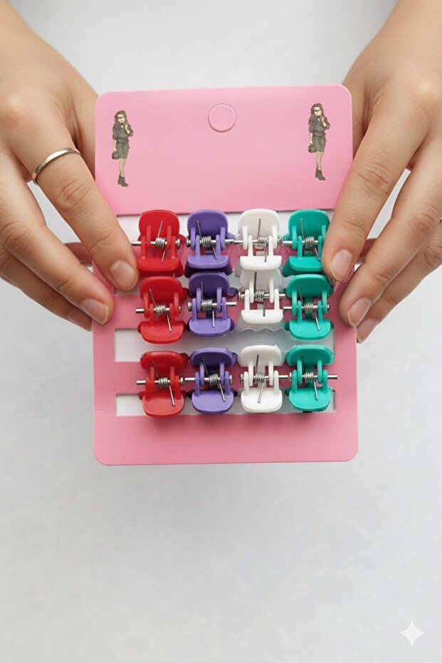 Girl's Clothespin Buckle Set (12 Pcs)