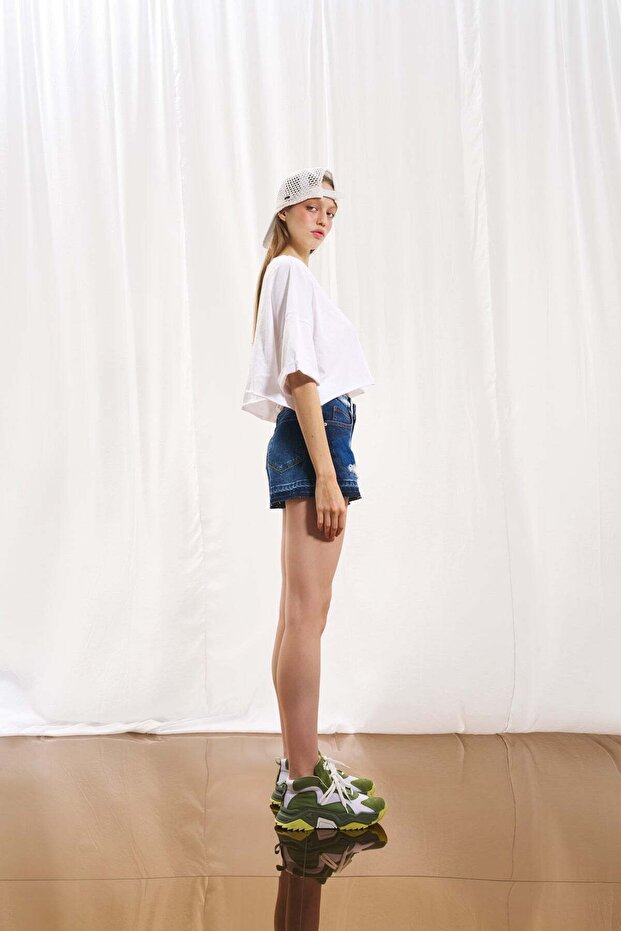 Mavi Mini Denim Sort 17388 - 4