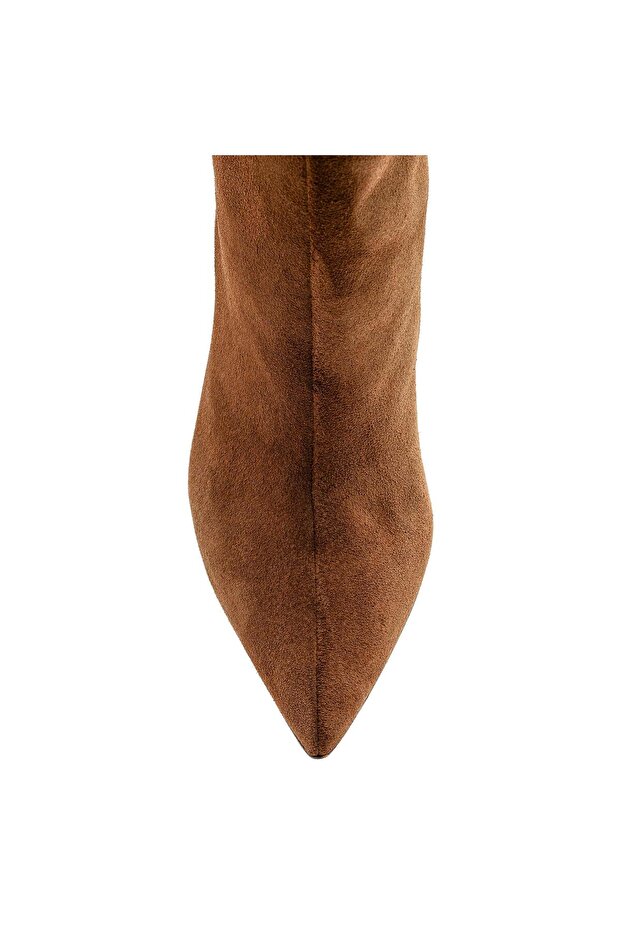 LARA TABA SÜET Kadın TOPUKLU BOT - 4