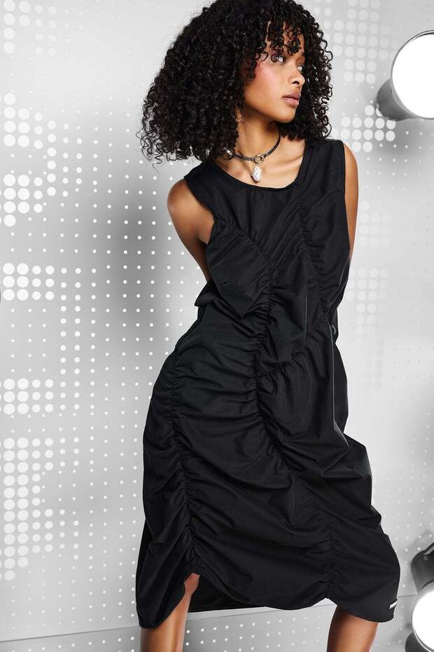 Siyah Elbise 15114 - 1