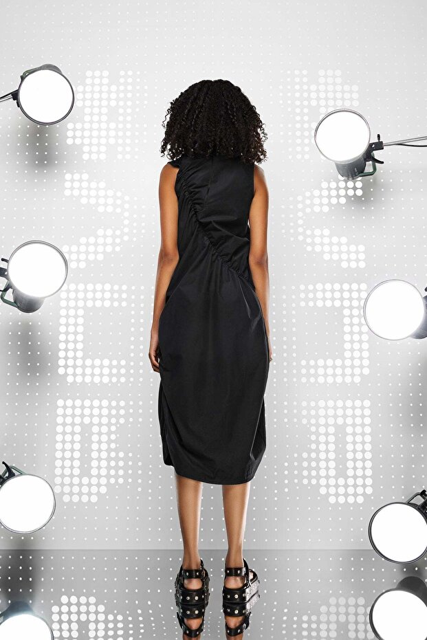 Siyah Elbise 15114 - 4