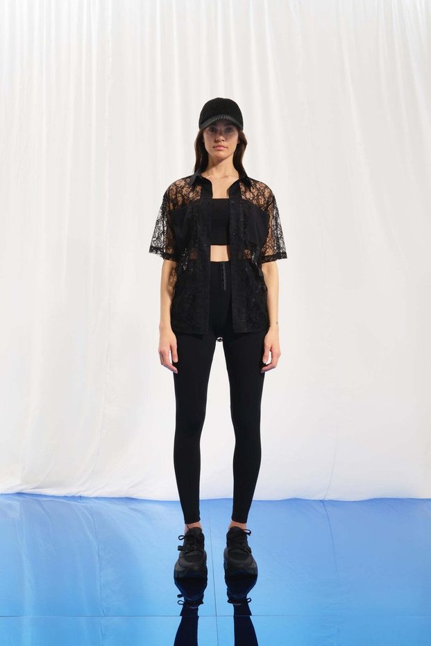 Black Scuba Tights 17118