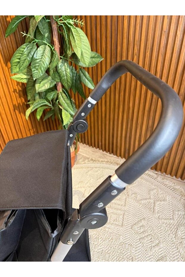 عربة تسوق ثلاث عجلات - رمادي - 2