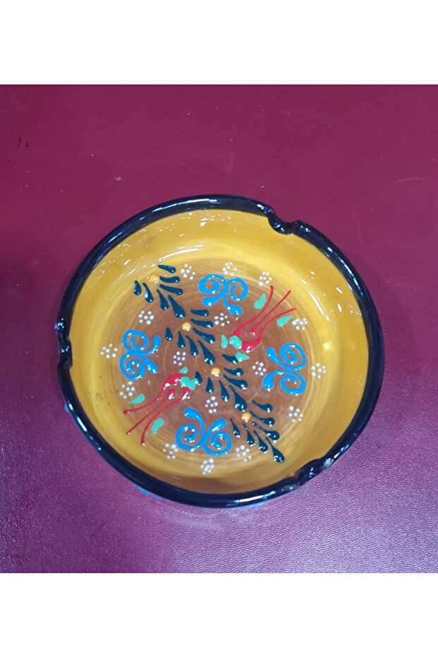 Large ashtray diameter 10cm height 4cm ceramic handmade 1 piece