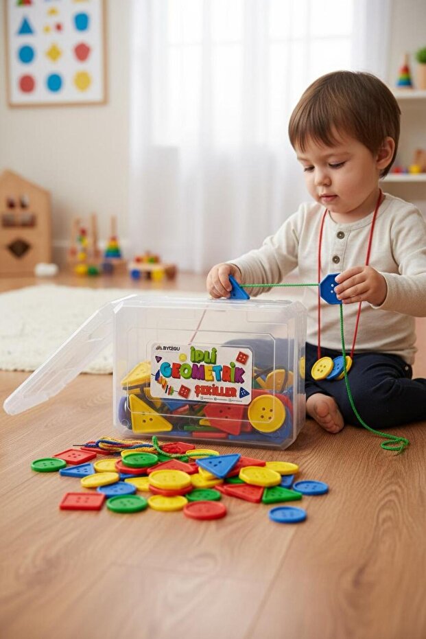 56627 لعبة حبل تنمية الذكاء بأشكال هندسية - 3