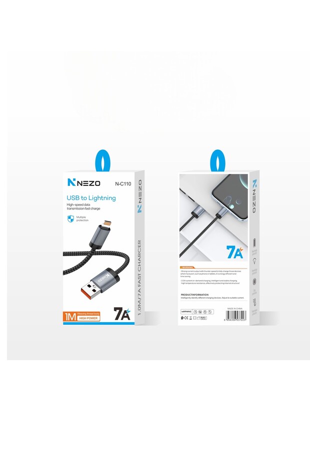 7A USB To Lightening 1M Cable - N-C110 - 1