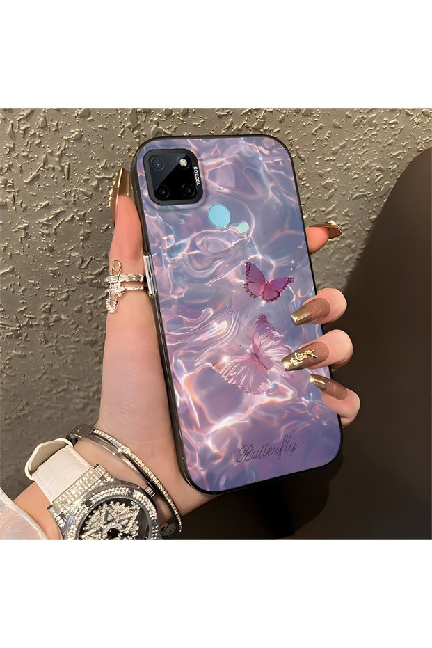 Realme C25Y/C21Y Compatible Case Hard Shell Anti-Fall Phone Case Light-Shadow