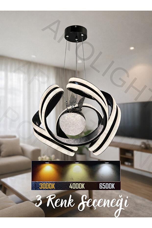 Angela Çift Ledli Toplu Avize - 1